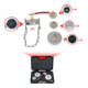 KS Tools universele adapterset voor remontluchting, 4 stuks.