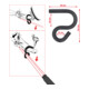 KS Tools Universele draagarm-haak