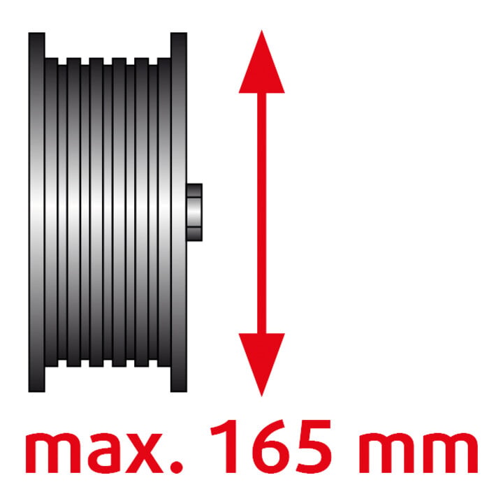 KS Tools universele gegroefde katrol trekker diameter 40-165 mm