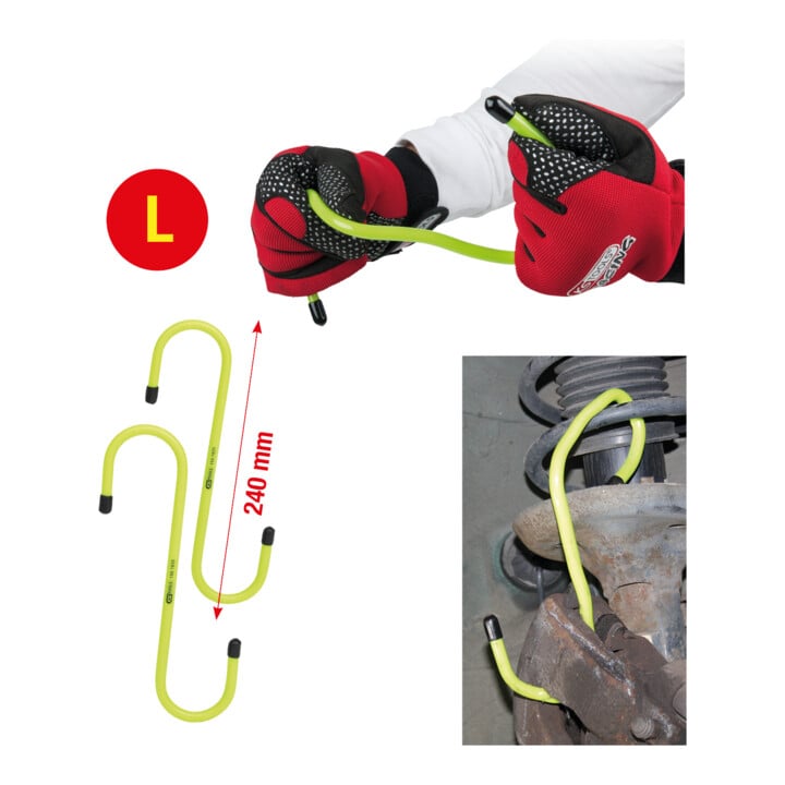 KS Tools universele haakset, vormbaar, 2 st.