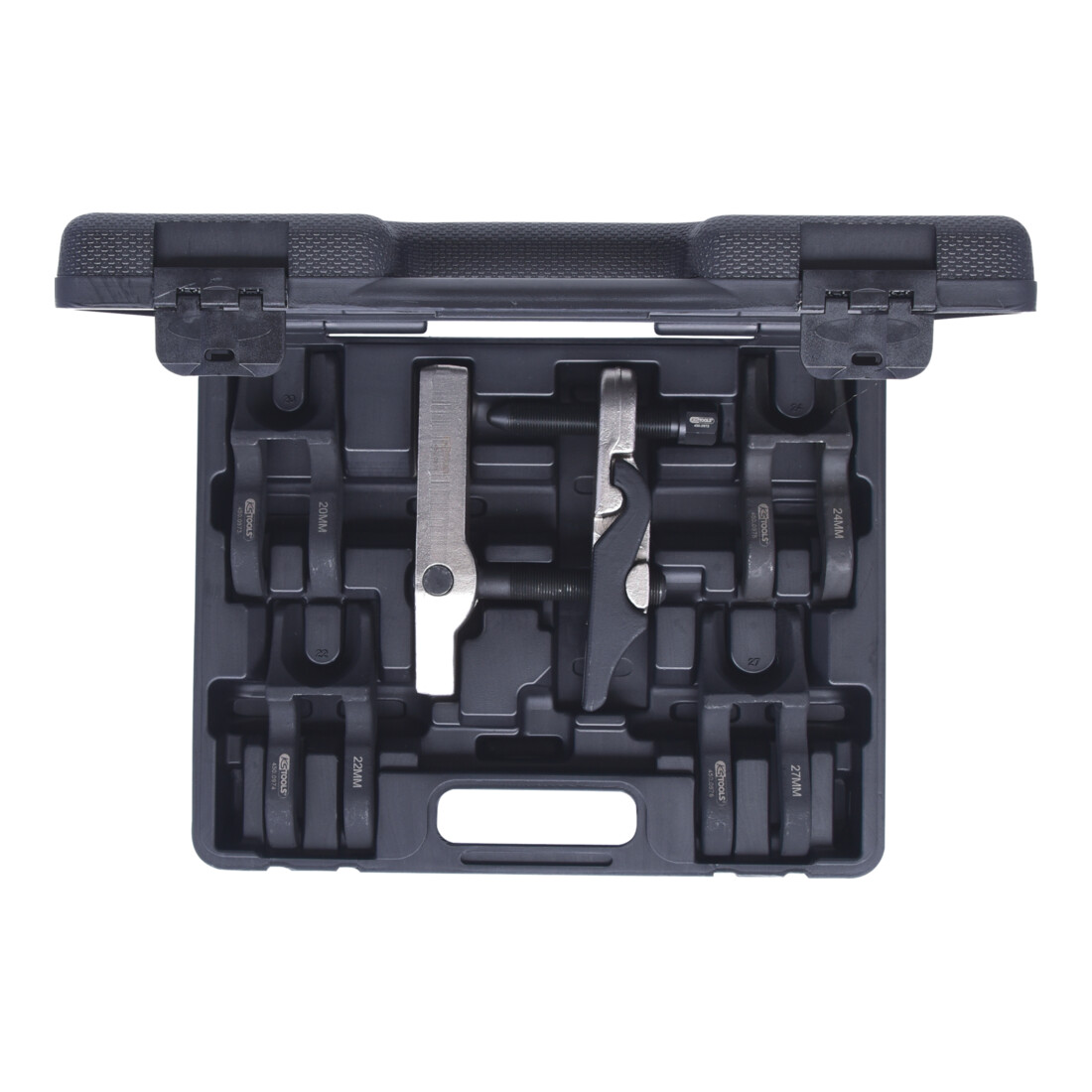 KS Tools universele kogelgewricht uittrekset met verwisselbare vorken, 7 stuks.