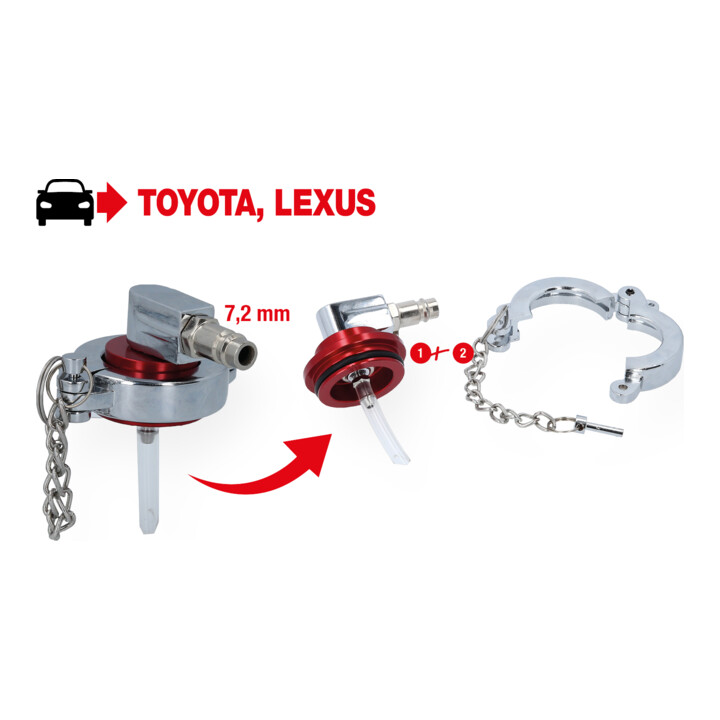 KS Tools Universele ontluchtingsnippel voor Toyota en Lexus