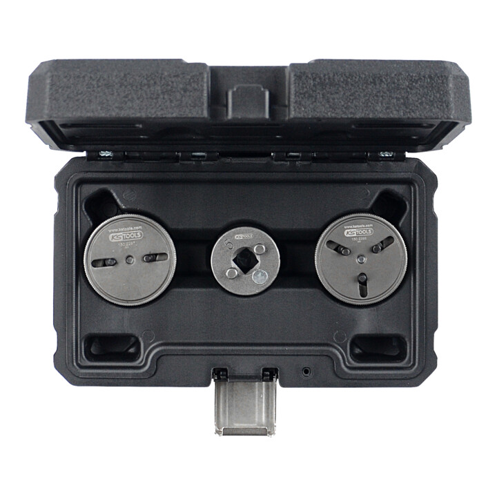 KS Tools universele remzuiger reset gereedschap adapterset, 3 stuks.