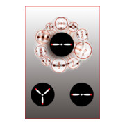 KS Tools universele remzuiger reset gereedschap adapterset, 3 stuks.-4