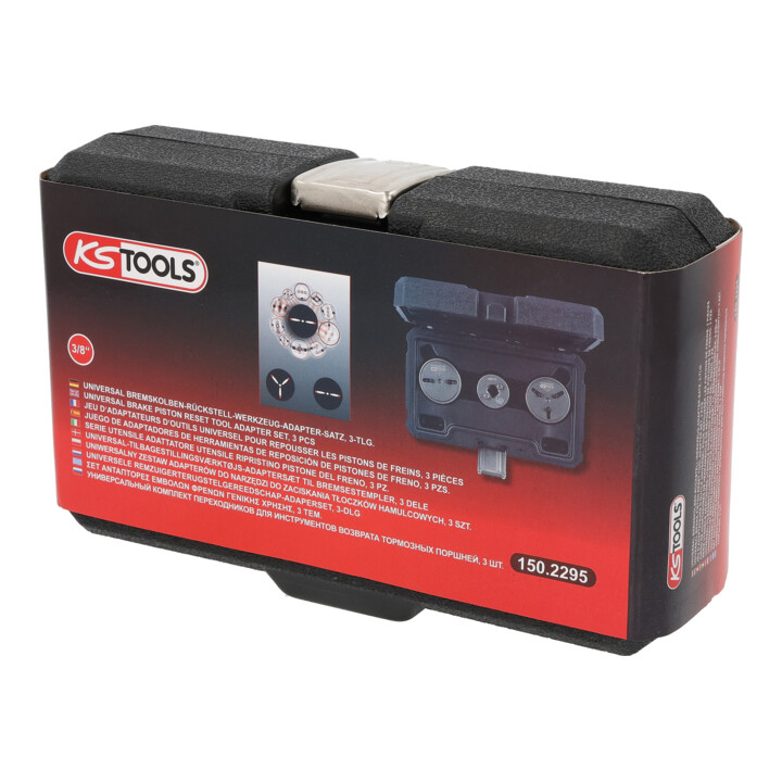 KS Tools universele remzuiger reset gereedschap adapterset, 3 stuks.