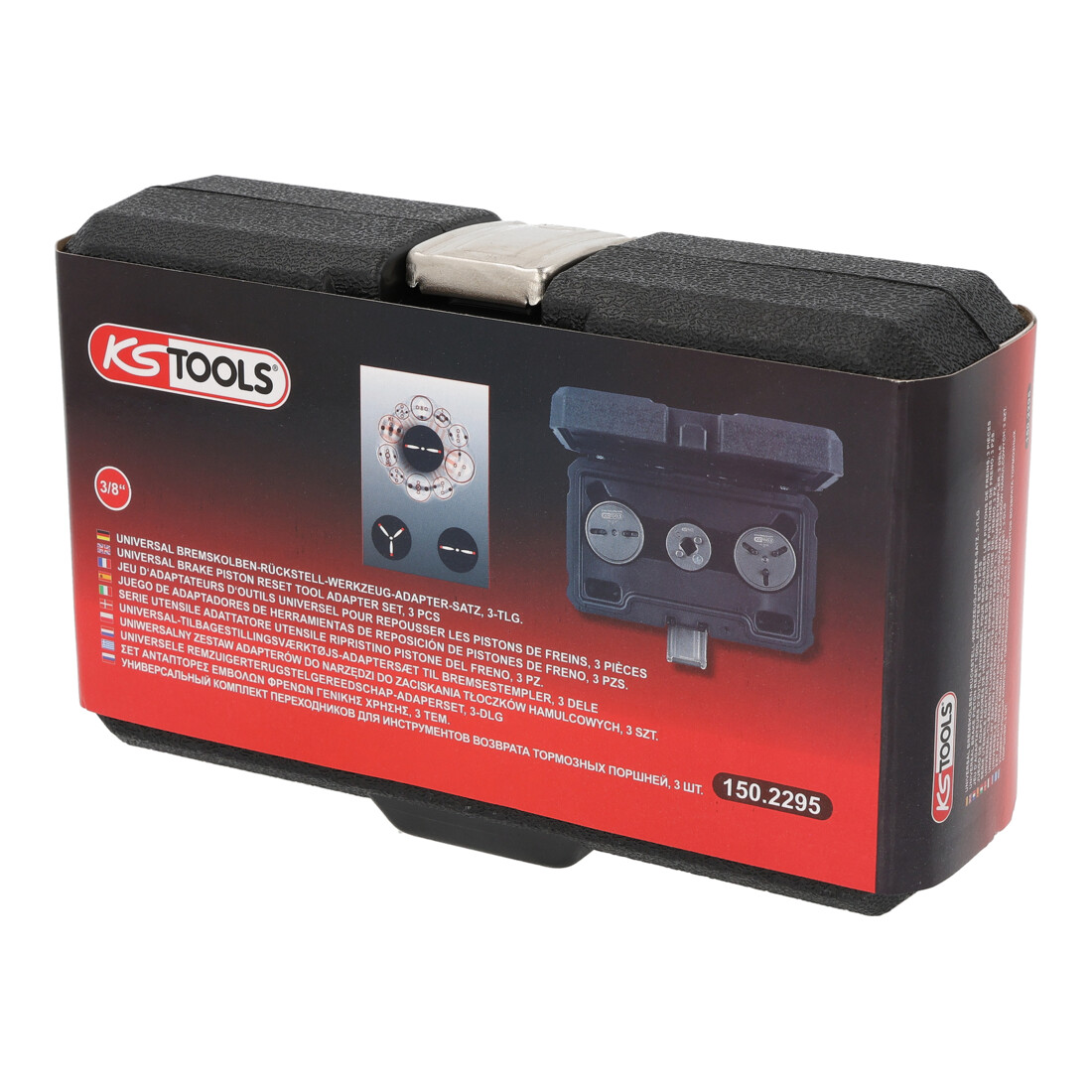 KS Tools universele remzuiger reset gereedschap adapterset, 3 stuks.