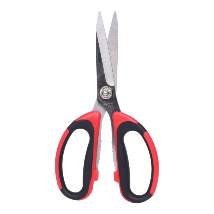 KS Tools universele schaar, 190mm, zwart-rood