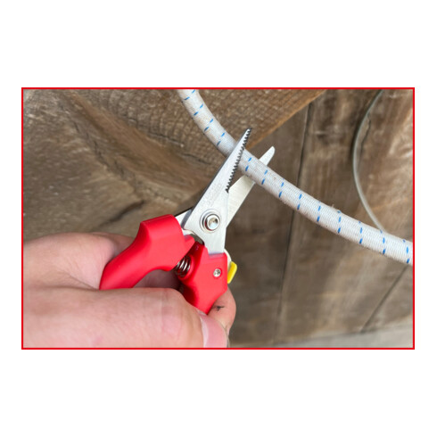 KS Tools universele schaar, getand, 145mm