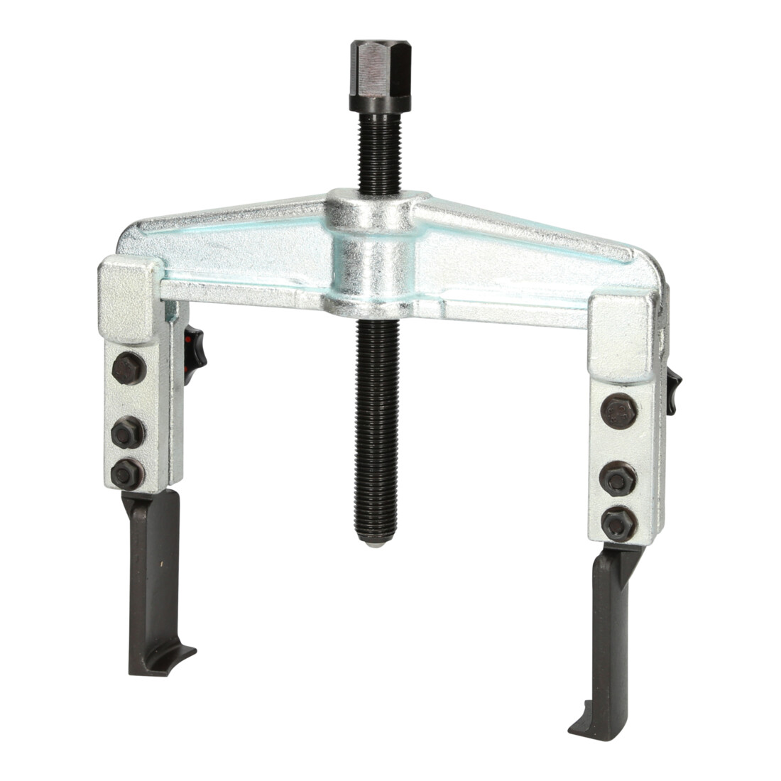 KS Tools universele snelspanner 2-armig met extreem slanke en verlengde haken, 25-130mm, 120mm