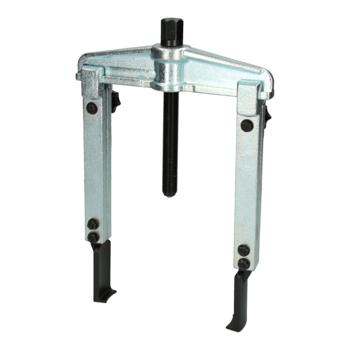 KS Tools universele snelspanner 2-armig met extreem slanke en verlengde haken, 25-130mm, 200mm