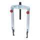 KS Tools universele snelspanner 2-armig met extreem slanke en verlengde haken, 25-130mm, 250mm, 2,5t