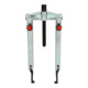 KS Tools universele snelspanner 2-armig met extreem slanke en verlengde haken, 25-130mm, 250mm, 2,5t