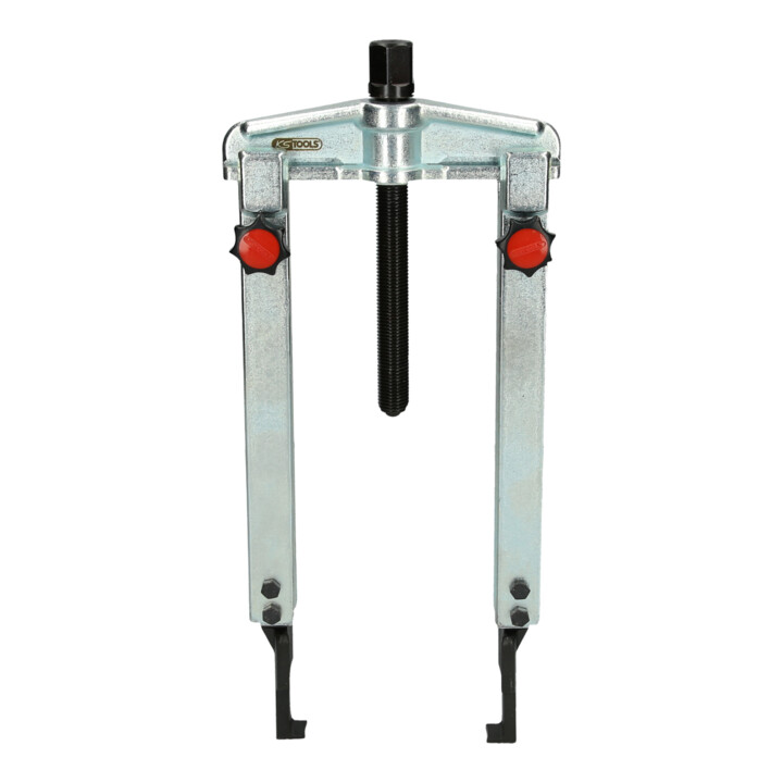 KS Tools universele snelspanner 2-armig met extreem slanke en verlengde haken, 25-130mm, 250mm, 2,5t