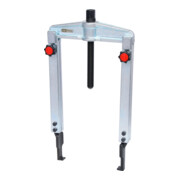 KS Tools universele snelspanner 2-armig met extreem slanke en verlengde haken, 25-130mm, 250mm, 2,5t-2