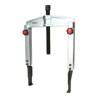 KS Tools universele snelspanner 2-armig met extreem slanke en verlengde haken, 60-200mm, 300mm, 5,0t