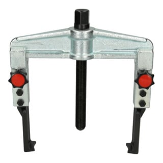 KS Tools universele snelspanner 2-armig met smalle en verlengde haken, 25-130mm, 250mm