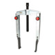 KS Tools universele snelspanner 2-armig met smalle en verlengde haken, 50-160mm, 300mm
