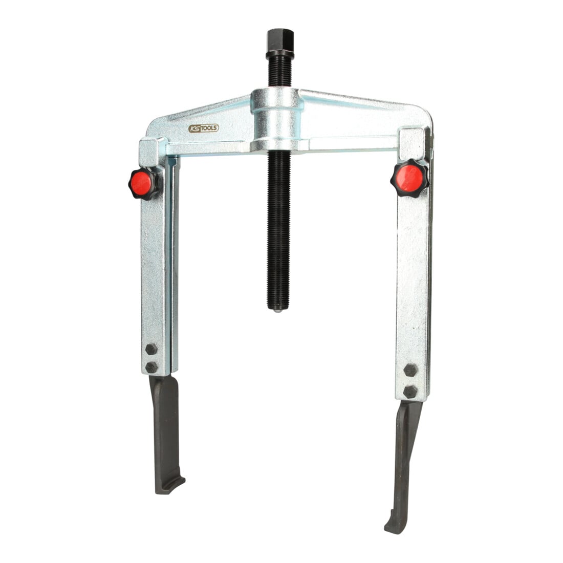 KS Tools universele snelspanner 2-armig met smalle en verlengde haken, 60-200mm, 300mm