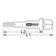 KS Tools universele steeksleutel, 3 stappen, 3/8"-3/4"-3