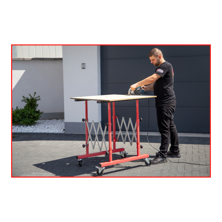 KS Tools universele telescopische multifunctionele wagen, 257-1380 mm