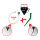 KS Tools universele trechter set, 3 delig