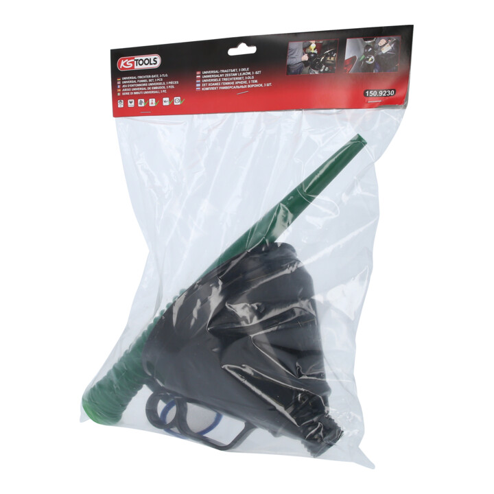 KS Tools universele trechter set, 3 delig