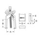 KS Tools universele trekker 2-arm, 6-100mm