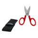 KS Tools universele werkplaatschaar, 140mm, inclusief riemtasje