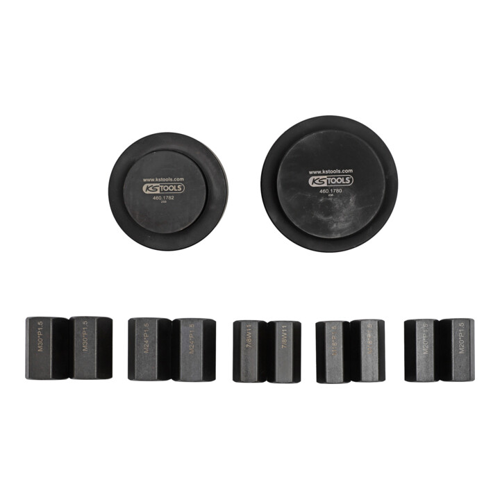 KS Tools universele wielnaaf-trekkerset, 27-delig.