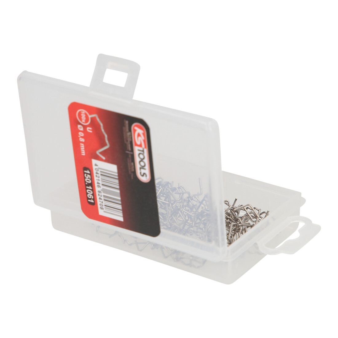 KS Tools Utensile di riparazione con morsetto a U, angolato, Ø0,8mm, 100pz.