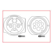 KS Tools Utensile di sblocco del cavo per spine e prese rotonde da 1,5 / 3,5mm-5