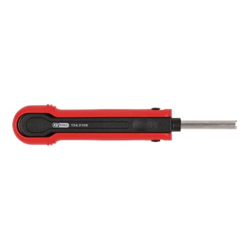 KS Tools Utensile di sblocco per spine piatte/bussole per spine piatte, 1,2mm (AMP Tyco MQS) Principio laterale