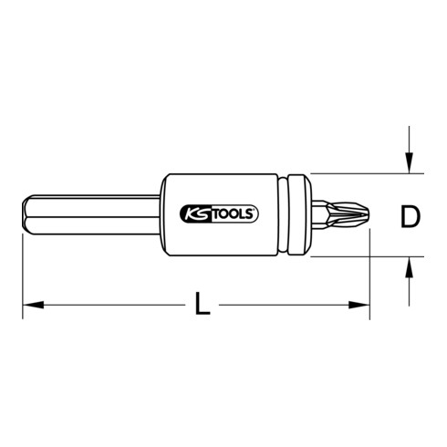 KS Tools Utensile per il montaggio di morsetti per tubi, M8