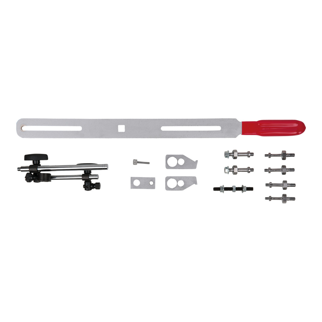 KS Tools Utensile per il test del volano a doppia massa senza disco angolare e comparatore, 15pz.