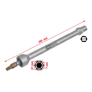 KS Tools Utensile speciale 3/8" per il rilascio dell'ammortizzatore per Mercedes Classe V, 18mm
