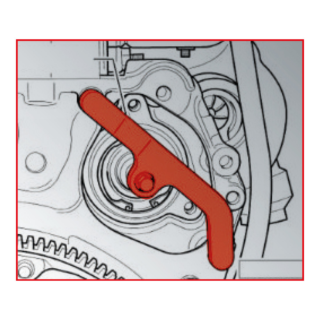 KS Tools Utensili per lo smontaggio della pompa dell'acqua VW, 3pz.