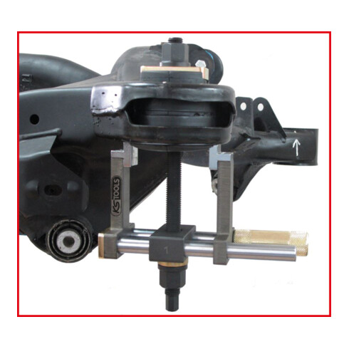 KS Tools Utensili per silent-block per assale posteriore BMW, 13pz.