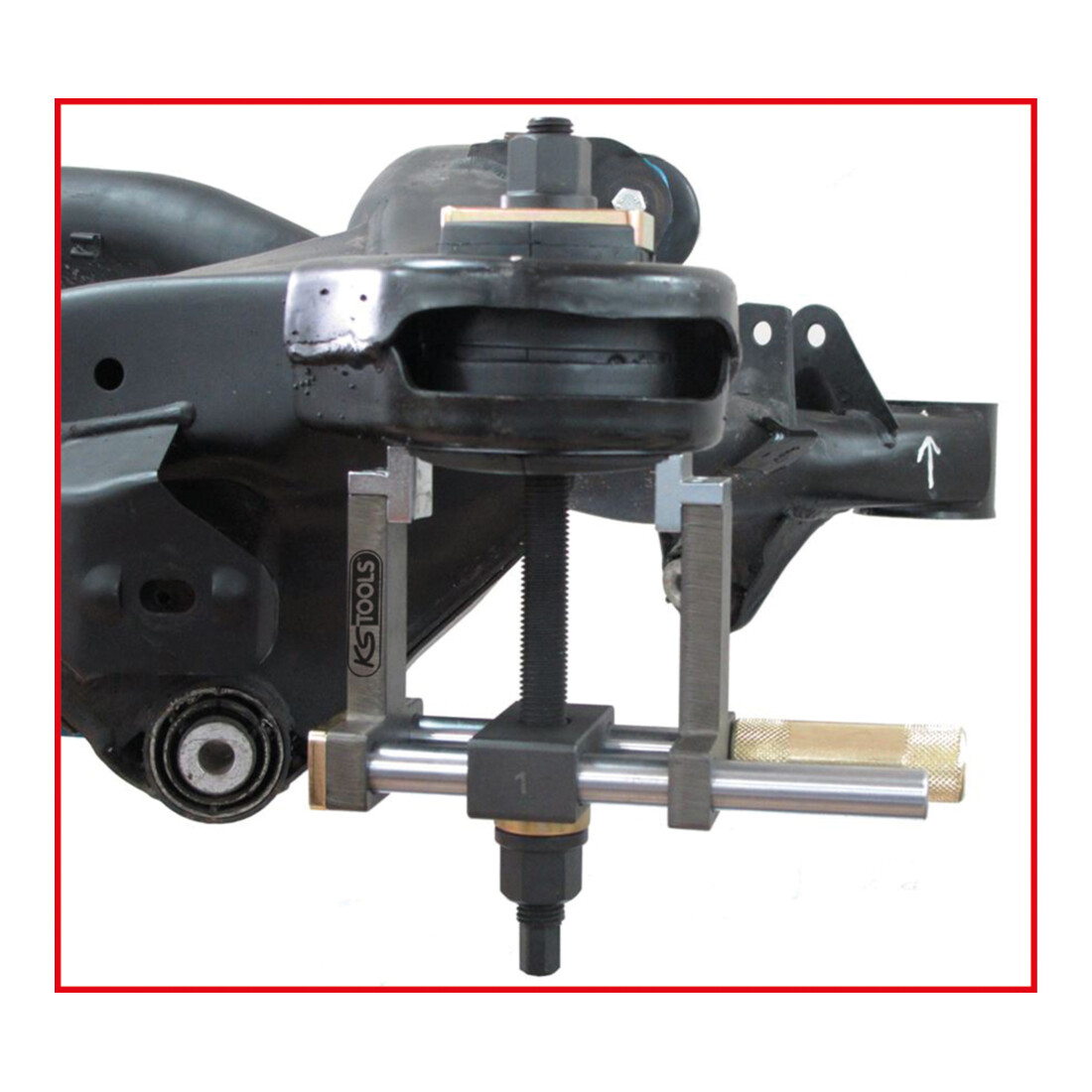 KS Tools Utensili per silent-block per assale posteriore BMW, 13pz.