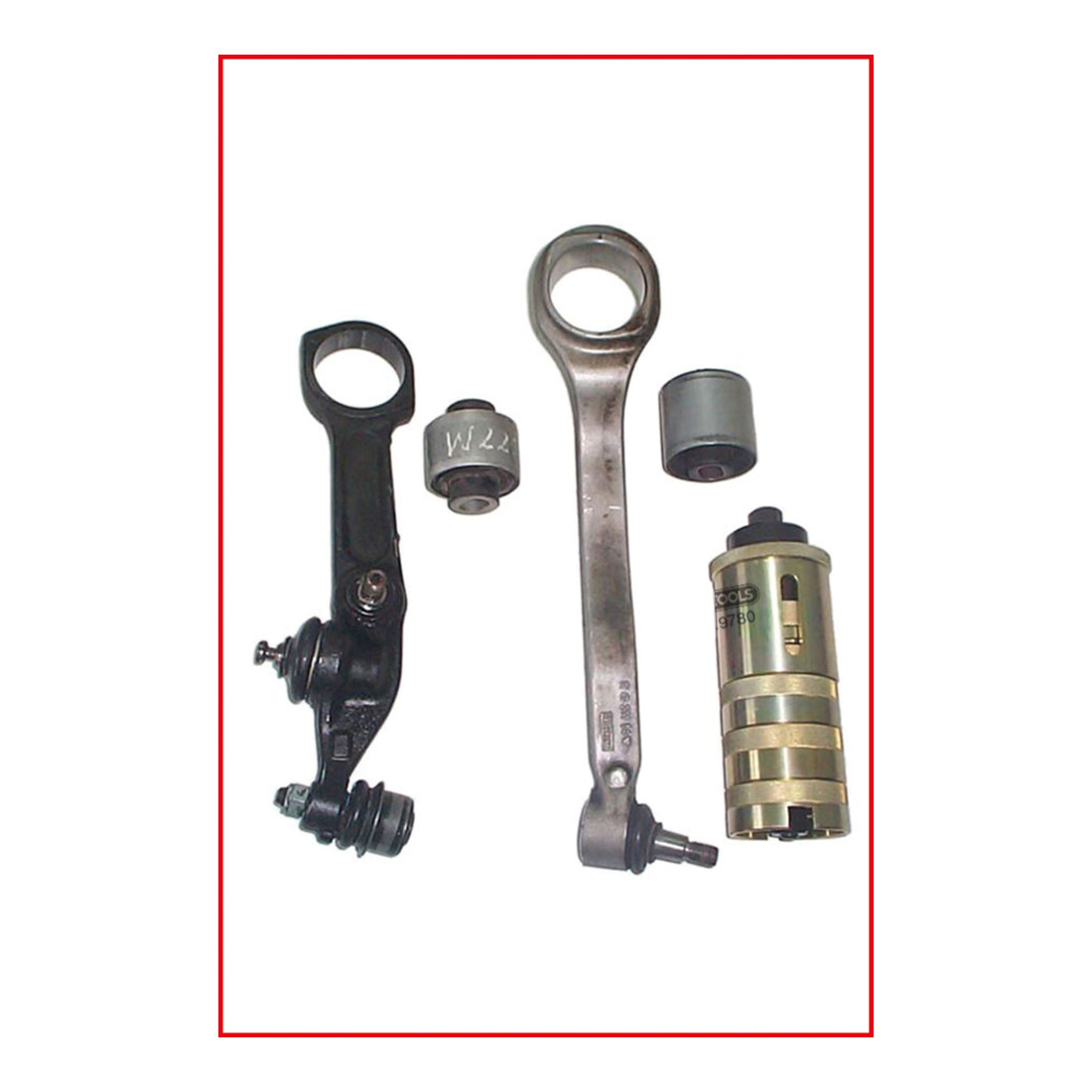 KS Tools Utensili per silentblock per Mercedes, 14pz.