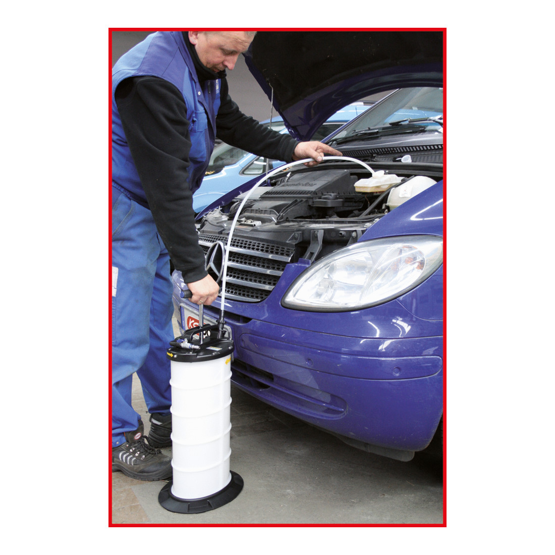 KS Tools vacuümpomp 9,5 liter inclusief 4 sondes