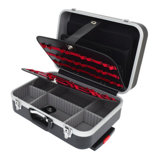 KS Tools Valigetta rigida in ABS con carrello telescopico