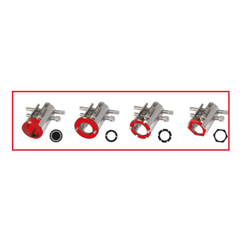 KS Tools Vario-Muttern- und Kappenschlüssel-Satz, 13-tlg
