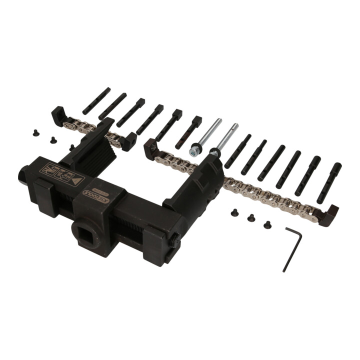 KS Tools Vario-Muttern- und Kappenschlüssel-Satz, 14-tlg.