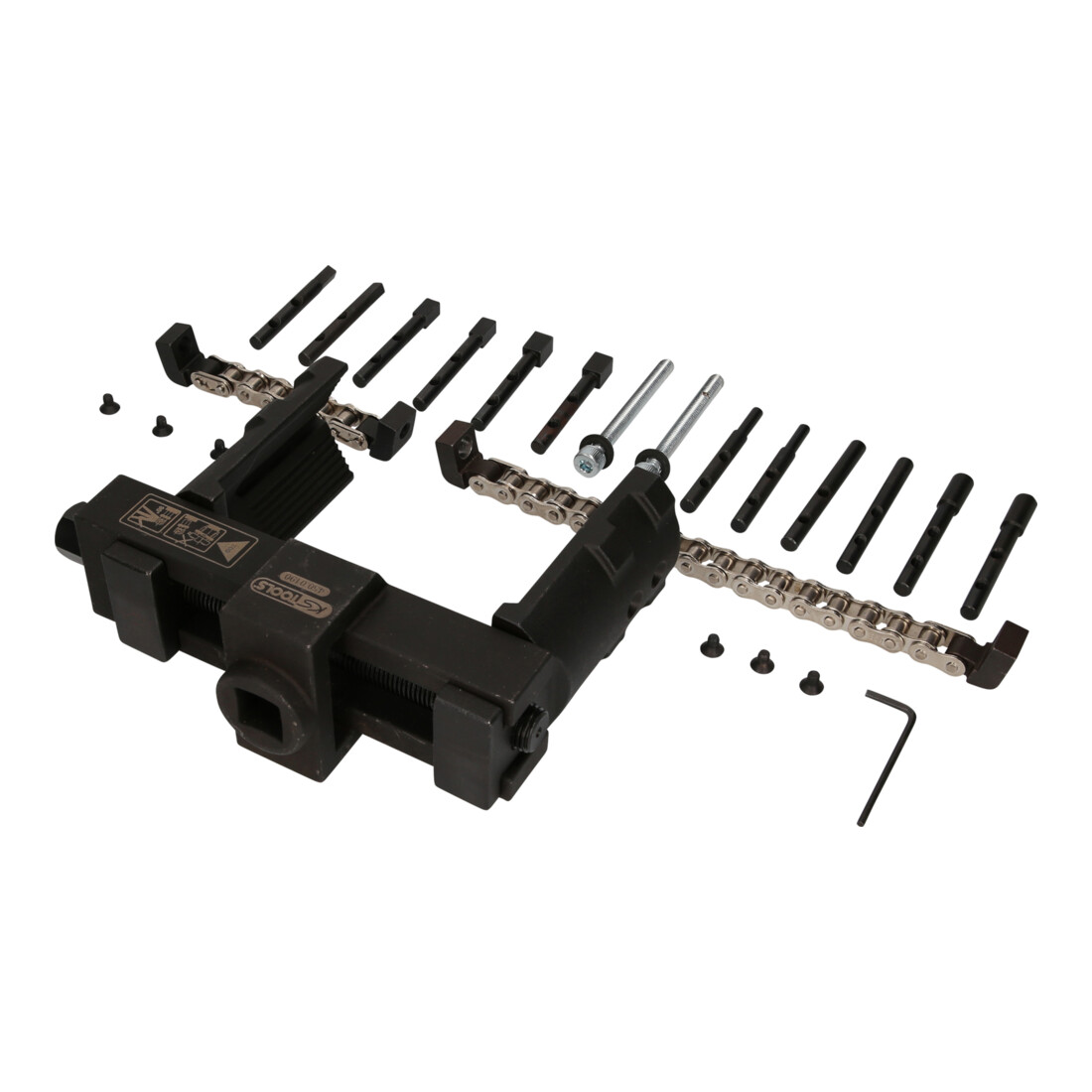 KS Tools Vario-Muttern- und Kappenschlüssel-Satz, 14-tlg.