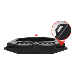 KS Tools Vaschetta di raccolta, 55lt., extra piatta, 1030x724mm