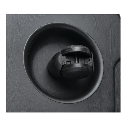 KS Tools Vaschetta mobile per olio da 30lt., extra piatta con rotelle