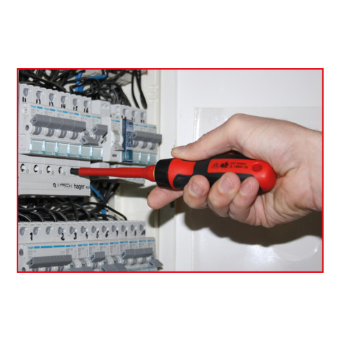 KS Tools VDE Schraubendreher-Satz mit Schnellwechselklingen, 13-tlg