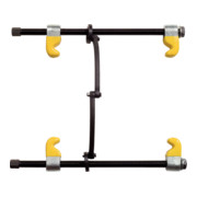 KS Tools veercompressor met veiligheidsclip, met kunststof beklede haken