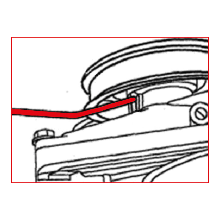 KS Tools ventilatorkoppeling tegenhouder voor Mercedes
