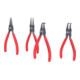 KS Tools vergrendeltang set, 10-25 mm, 4-delig